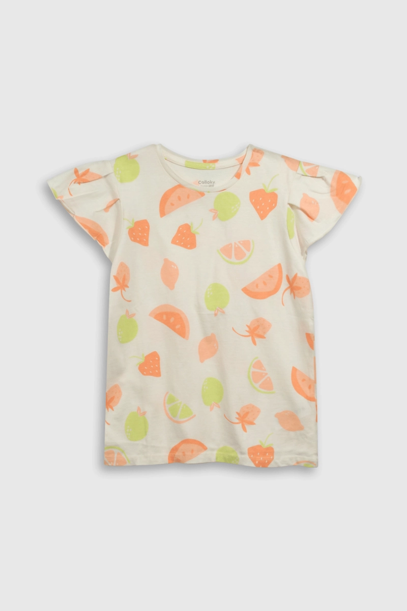 POLERA ALGODÓN NIÑA COLLOKY BLANCO EVERY DAY 55611 - 1