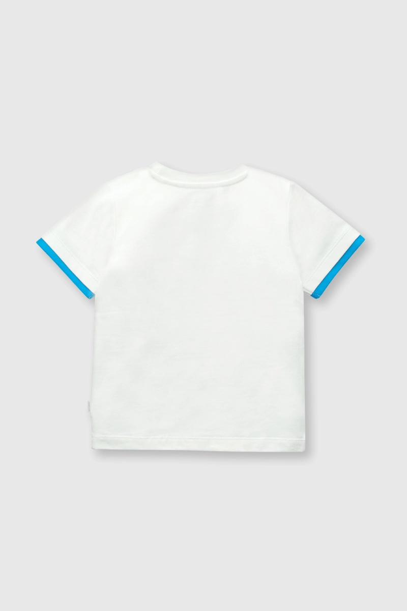 POLERA ALGODÓN NIÑO COLLOKY BLANCO COLECCIÓN 55609 - 2