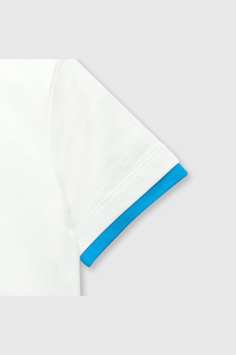 POLERA ALGODÓN NIÑO COLLOKY BLANCO COLECCIÓN 55609 - 4