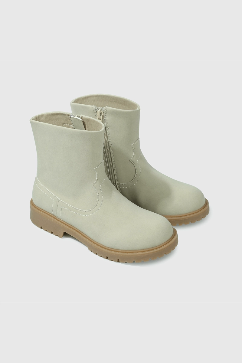 BOOTIE NIÑA 55884 BEIGE COLLOKY - 1