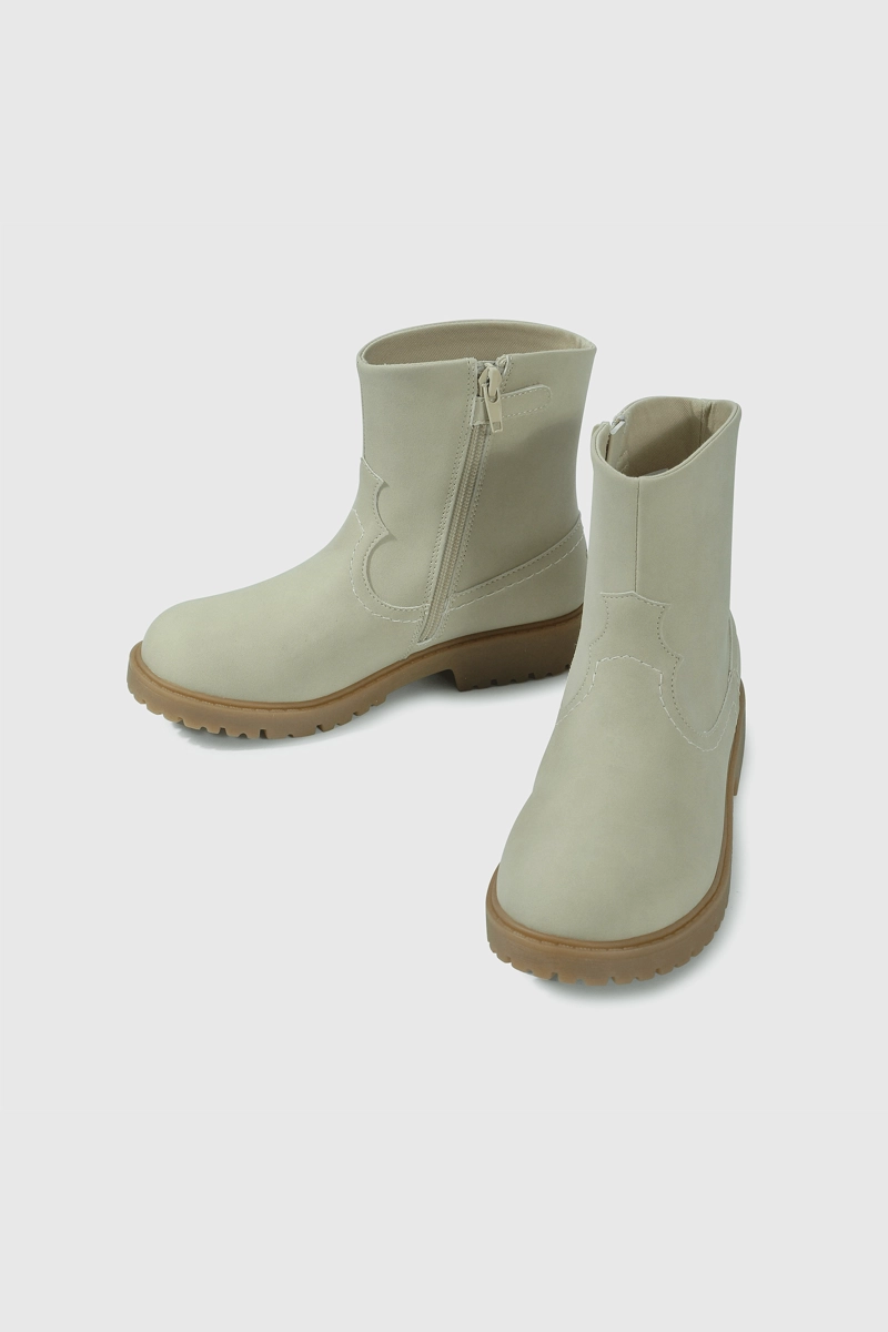 BOOTIE NIÑA 55884 BEIGE COLLOKY - 4