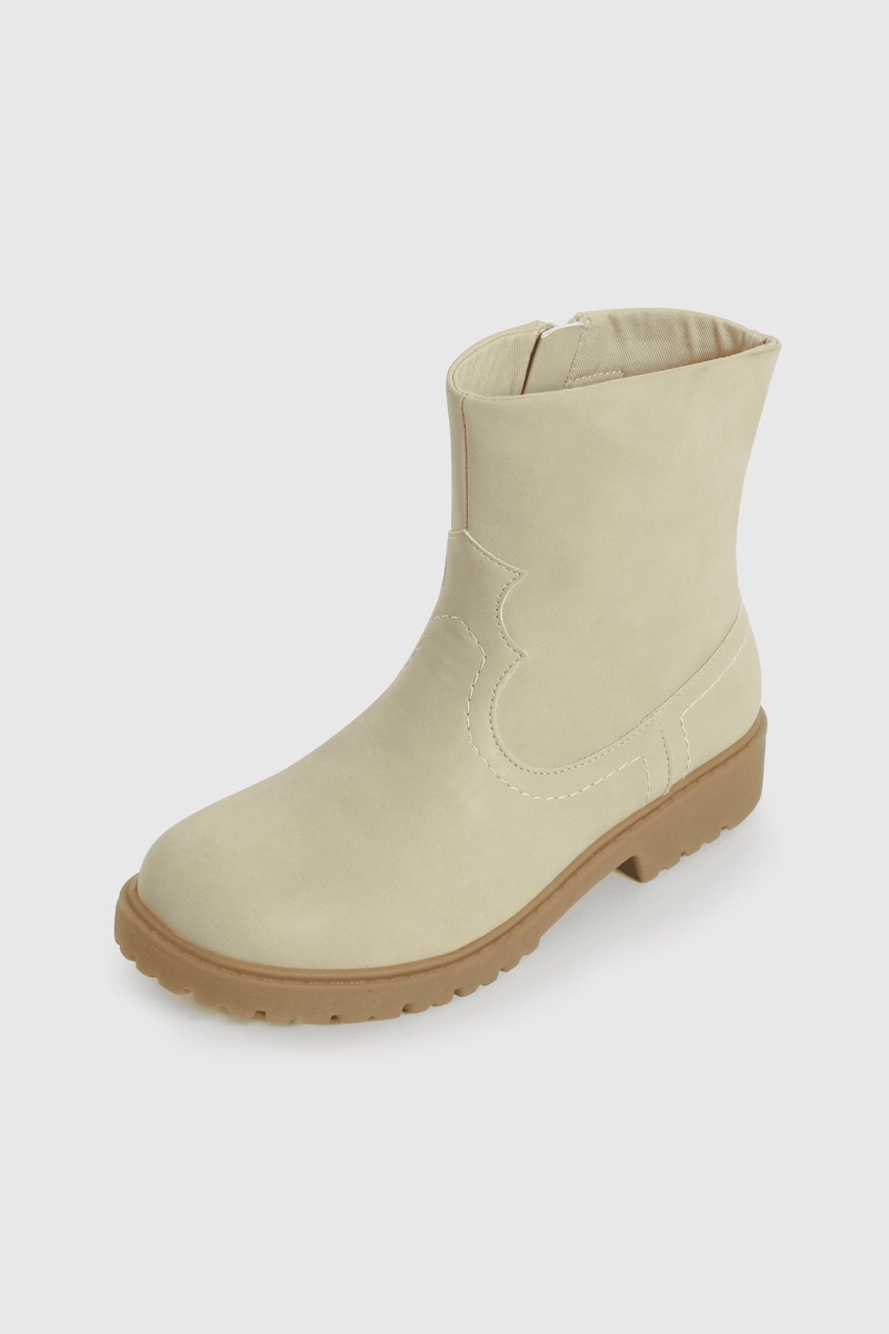 BOOTIE NIÑA 55884 BEIGE COLLOKY - 6
