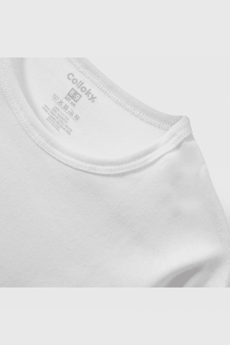 CAMISETA ALGODÓN UNISEX COLLOKY BLANCO 55708 - 3