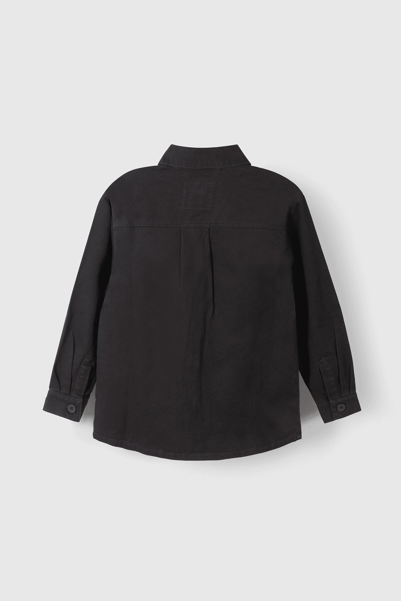 SOBRECAMISA ALGODÓN NIÑO COLLOKY NEGRO COLECCIÓN 55491 - 2