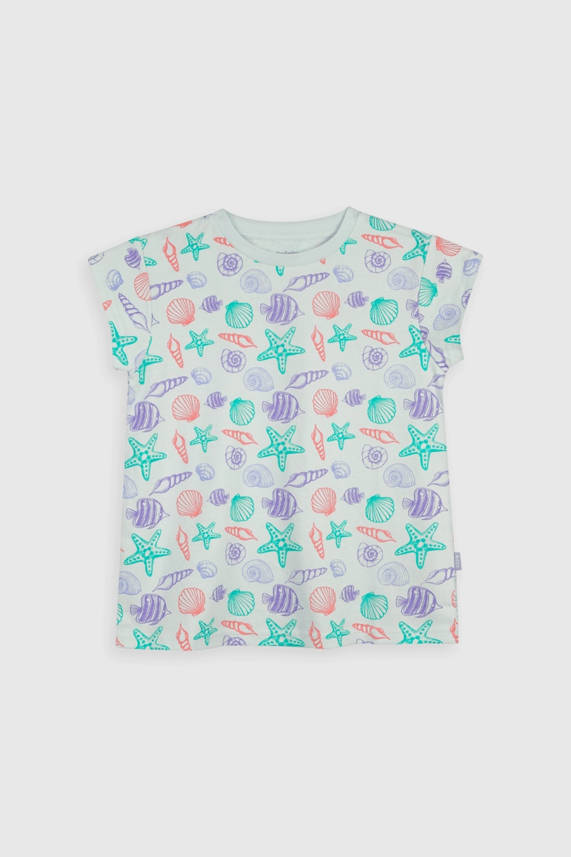 PIJAMA ALGODÓN NIÑA COLLOKY CELESTE 56103 - 2
