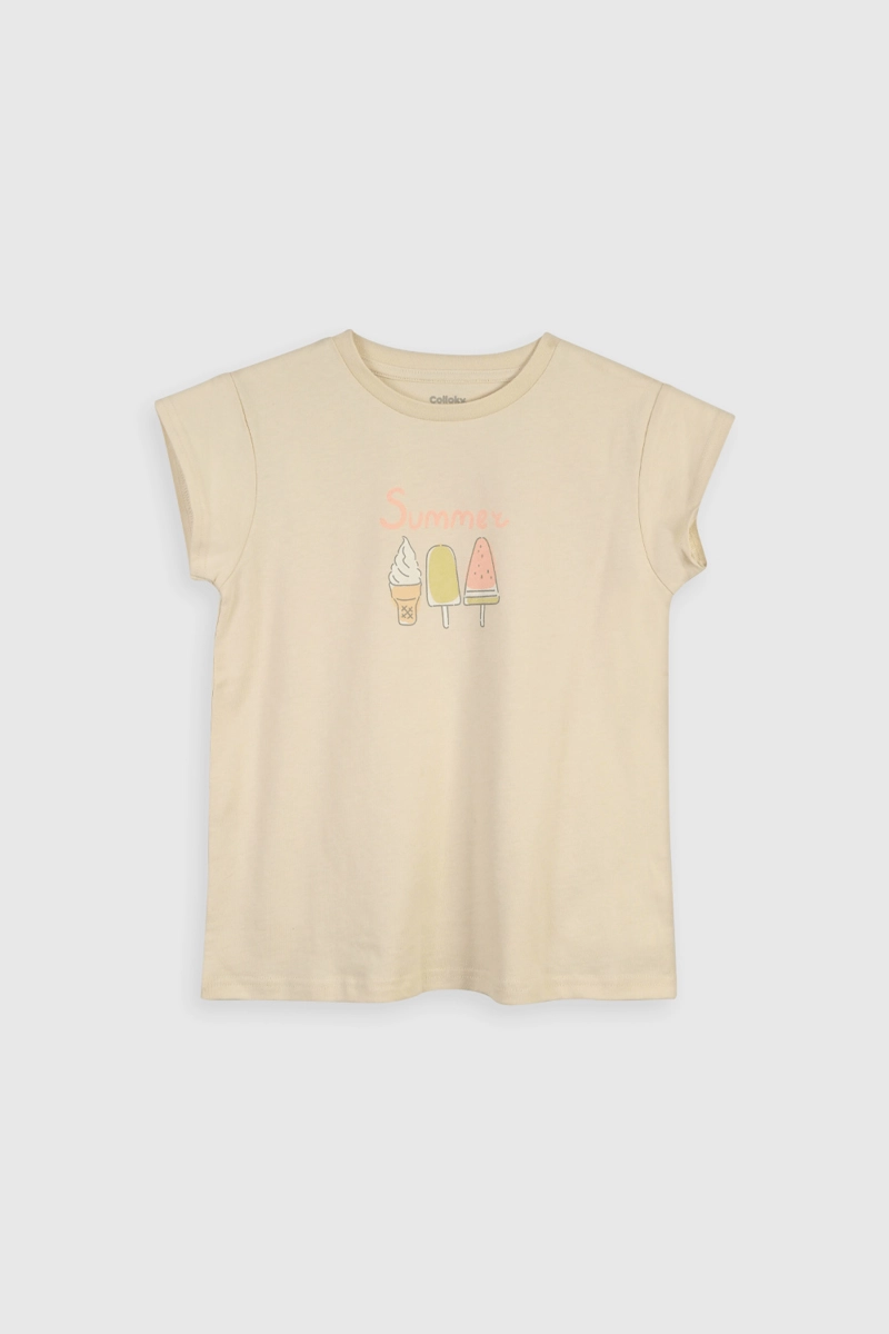 PIJAMA ALGODÓN NIÑA COLLOKY BEIGE 56106 - 2