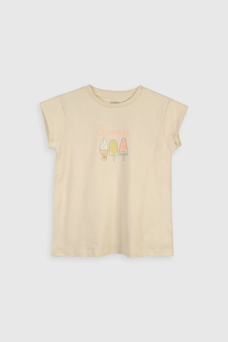 PIJAMA ALGODÓN NIÑA COLLOKY BEIGE 56106 - 2