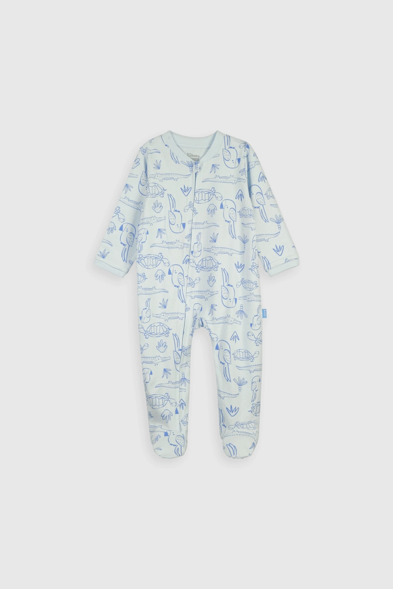 PIJAMA ALGODÓN NIÑO COLLOKY CELESTE 56110 - 1
