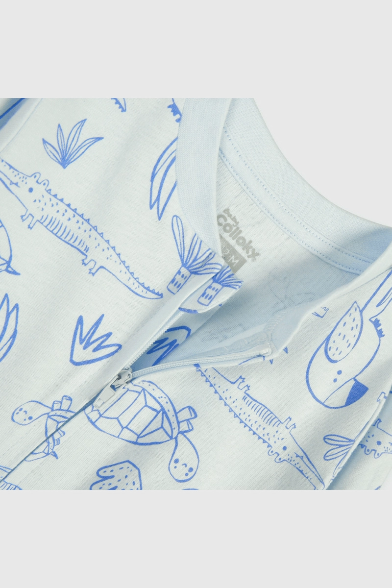 PIJAMA ALGODÓN NIÑO COLLOKY CELESTE 56110 - 3