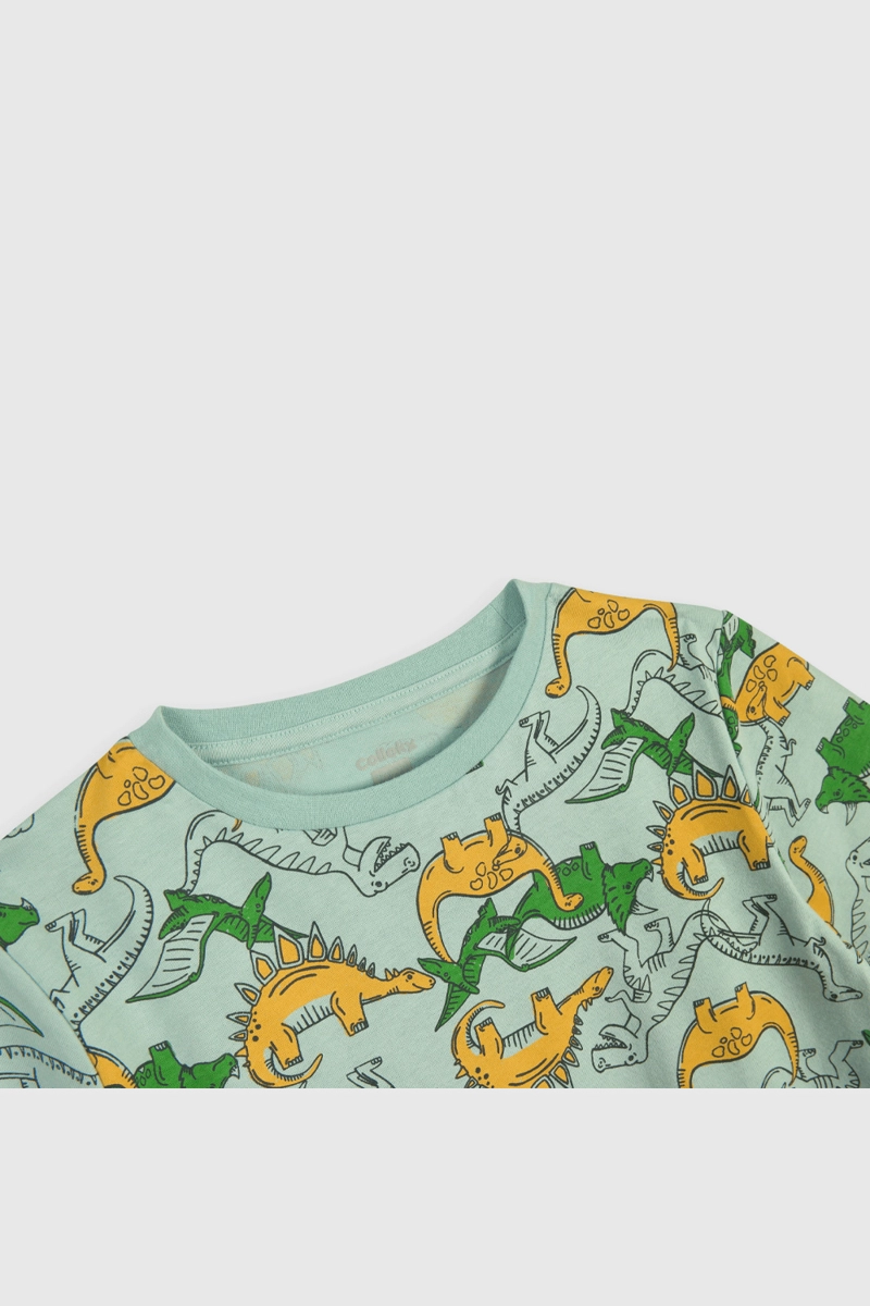 PIJAMA ALGODÓN NIÑO COLLOKY VERDE 56105 - 4
