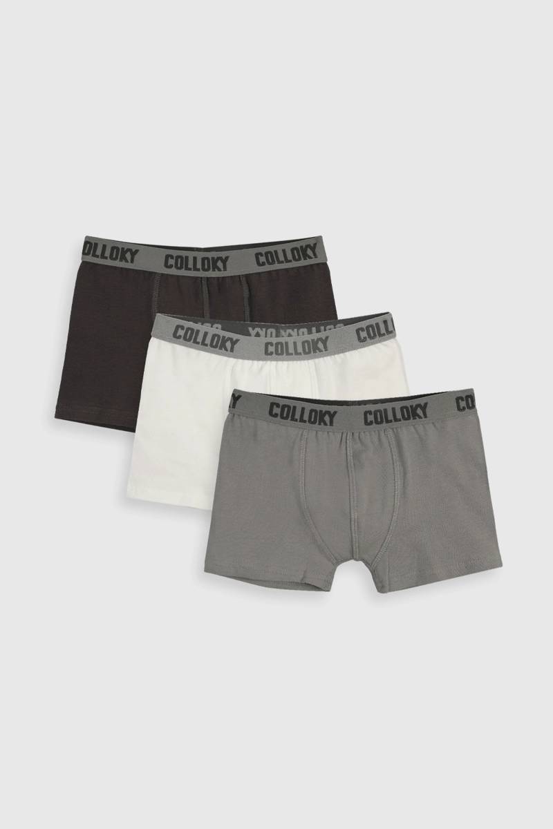 BÓXER ALGODÓN NIÑO COLLOKY GRIS EVERY DAY 56100 - 1