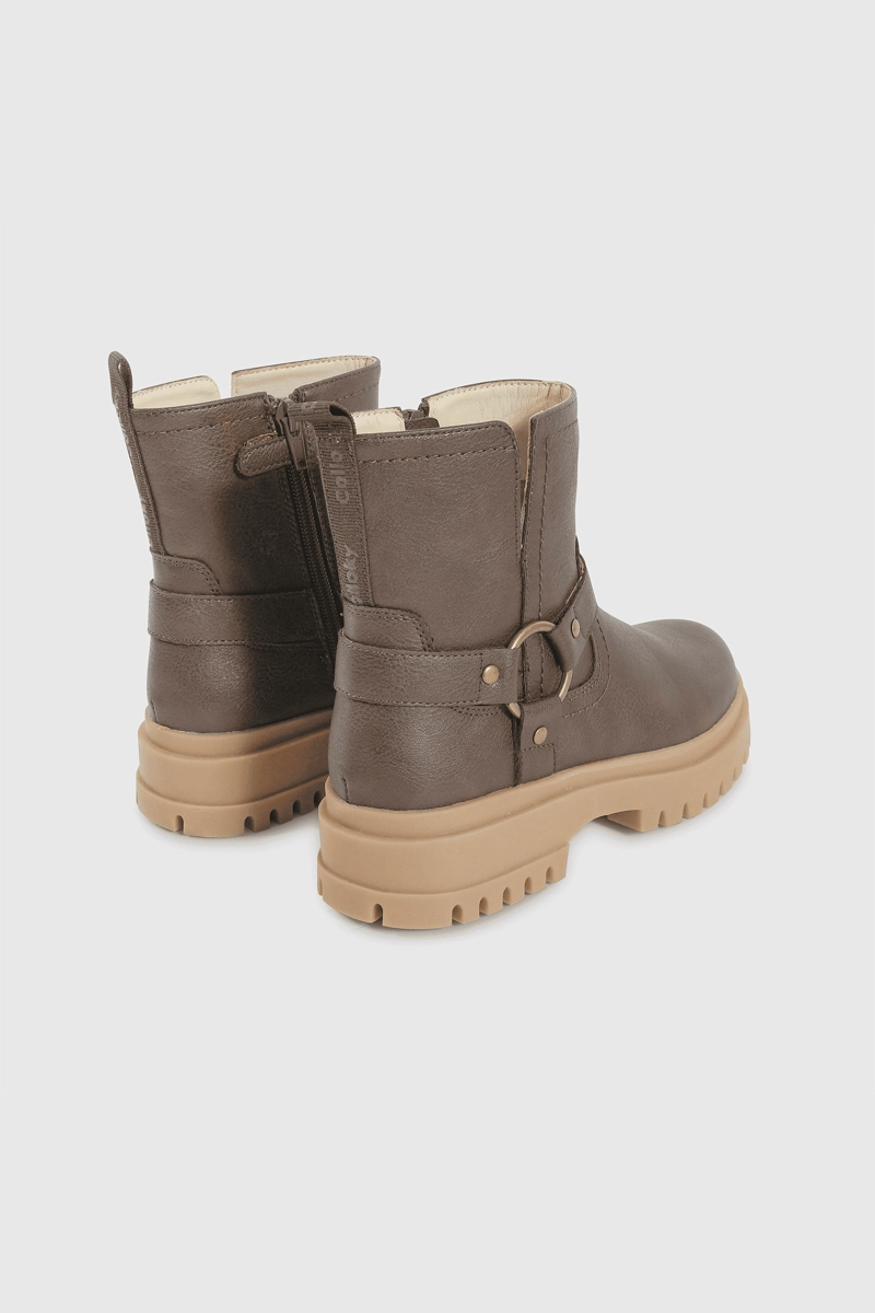 BOOTIE NIÑA 56463 CAFE COLLOKY - 5