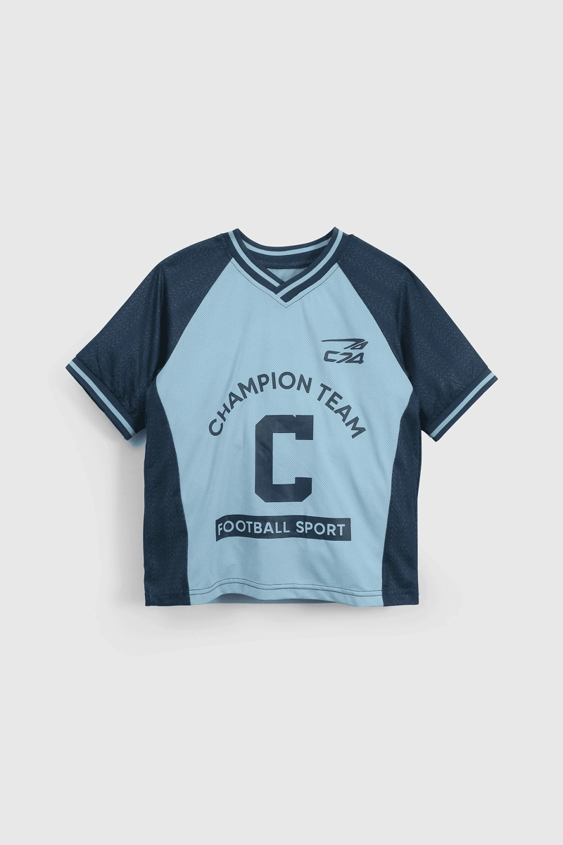 POLERA NIÑO 56391 AZUL COLLOKY - 1