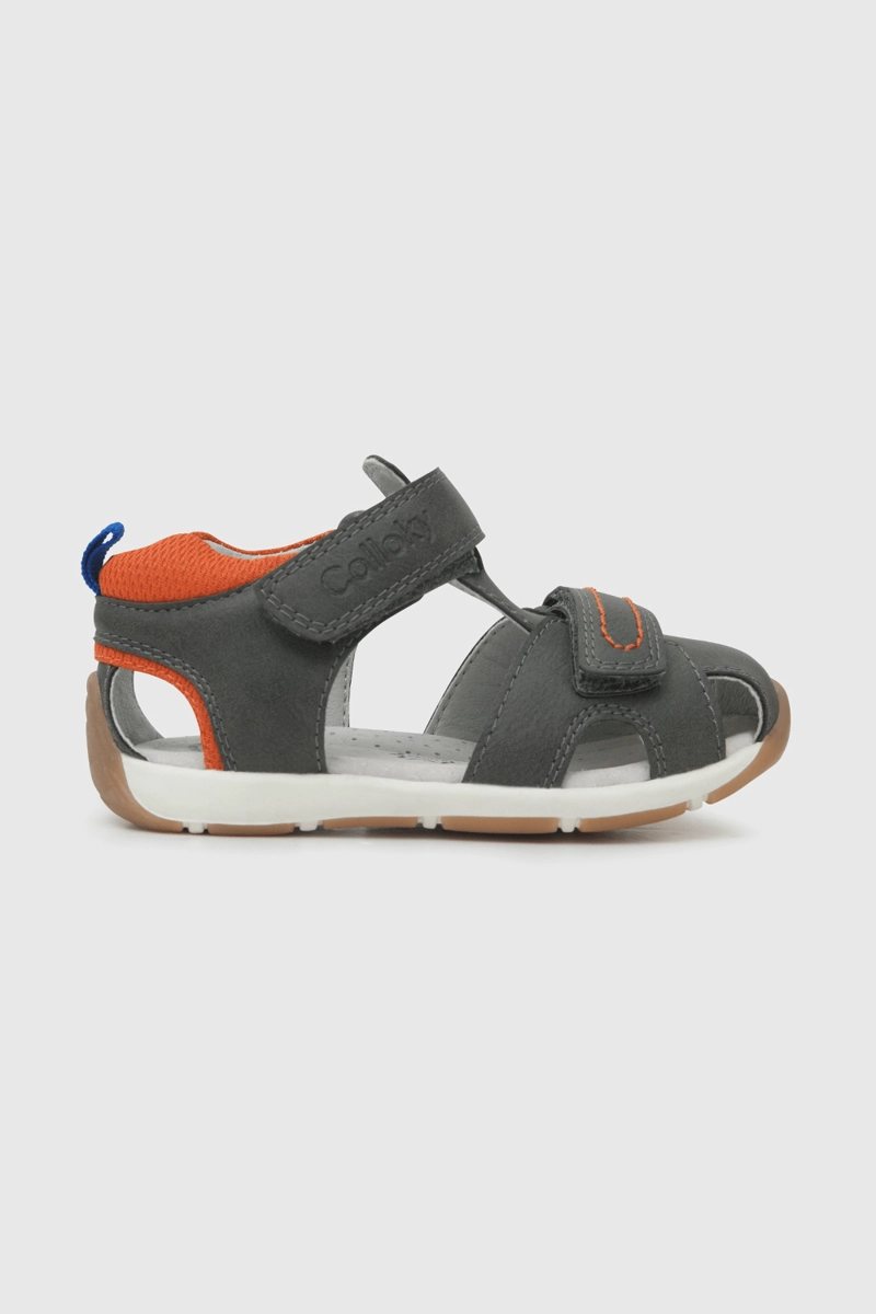SANDALIA NIÑO  GRIS COLLOKY - 1