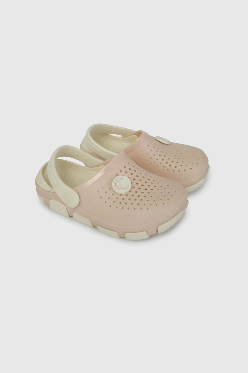 SANDALIA ZUECO DE AGUA ROSADA DE CAMINANTE TALLA 21 A 27 - 1