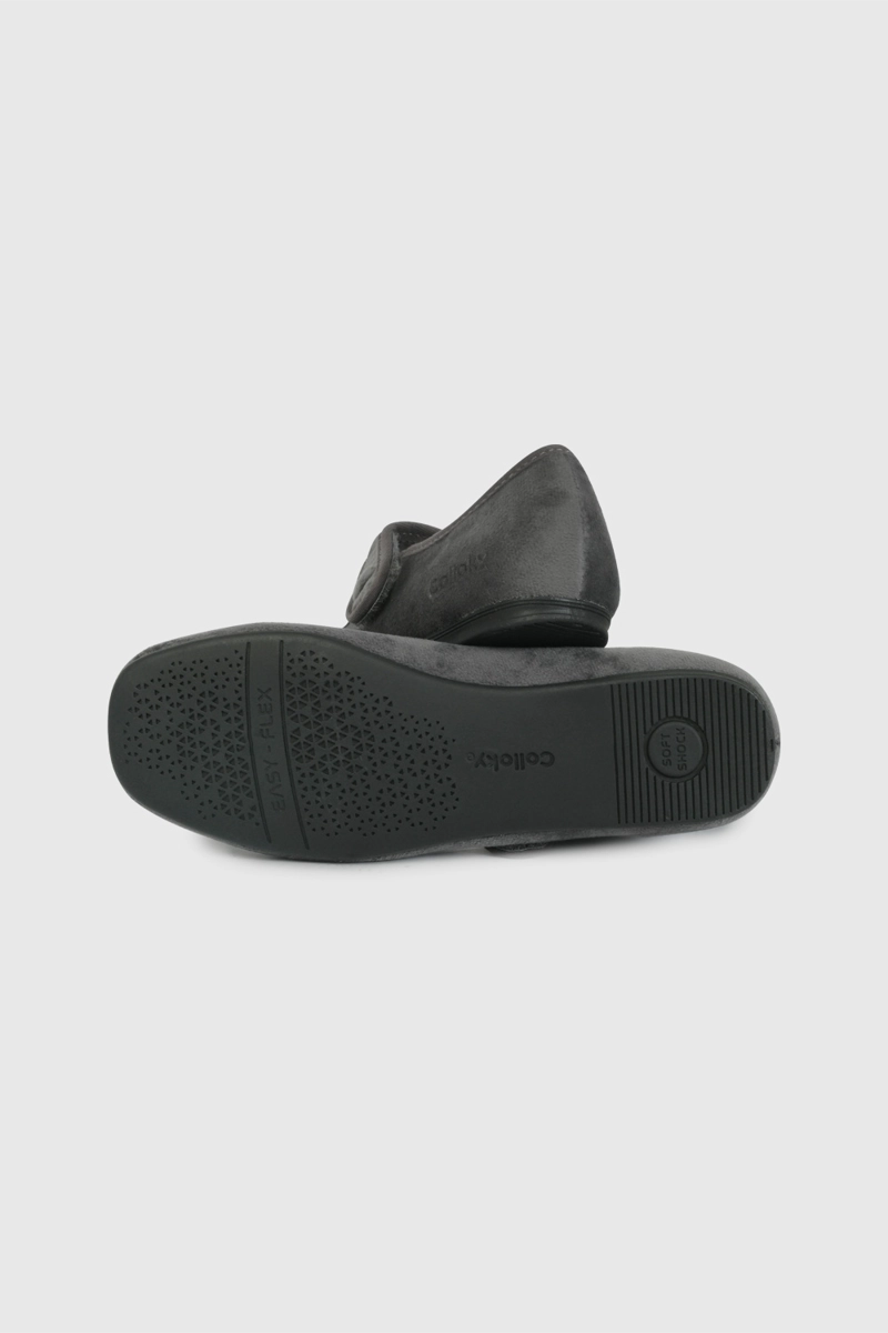 BALLERINA GRIS VELVET DE NIÑA TALLA 28 A 38 - 3
