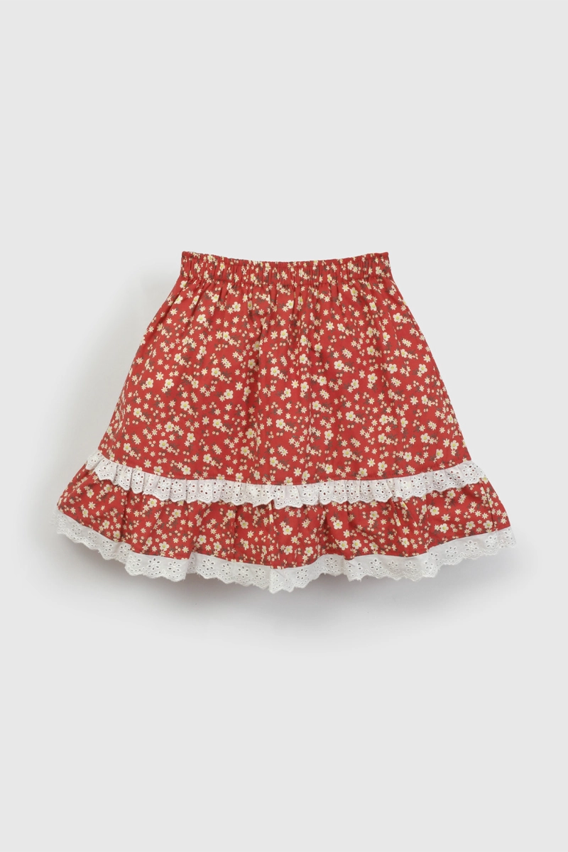 FALDA NIÑA 57621 ROJO COLLOKY - 1