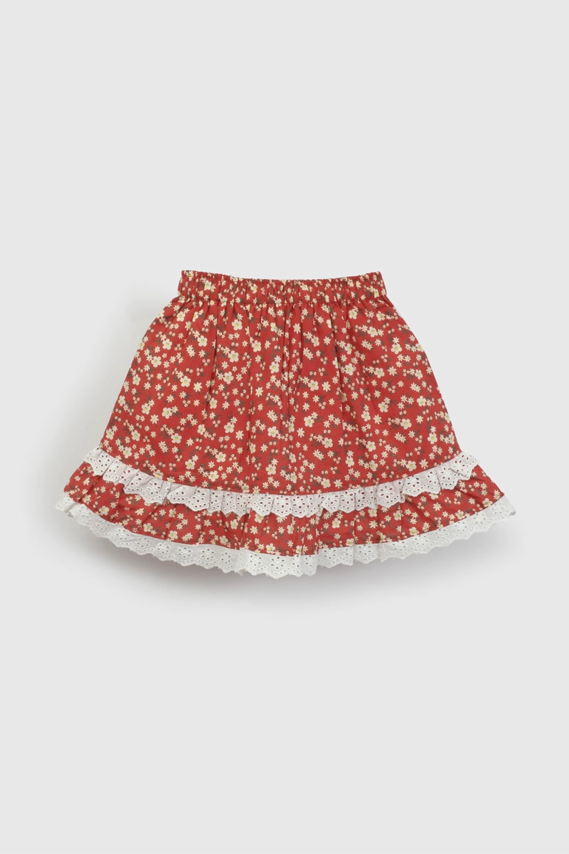 FALDA NIÑA 57621 ROJO COLLOKY - 2