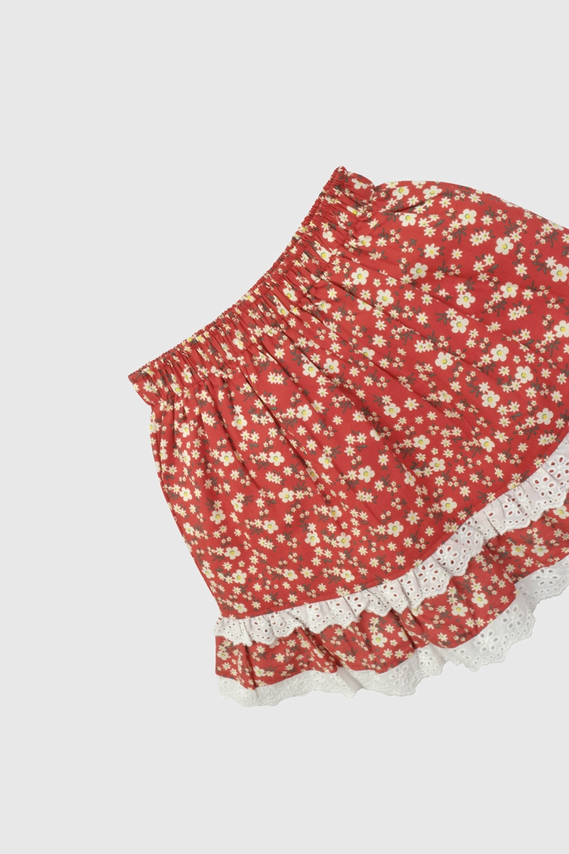 FALDA NIÑA 57621 ROJO COLLOKY - 3