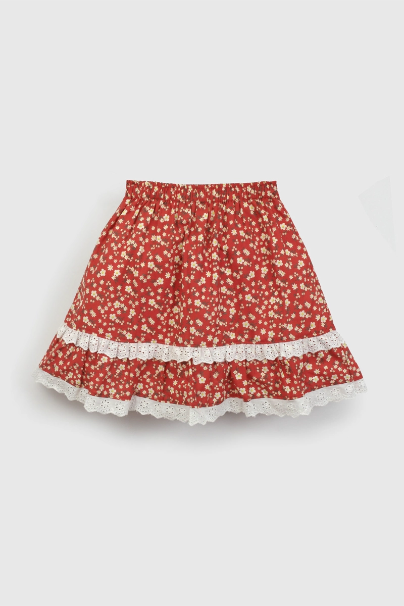 FALDA NIÑA 57620 ROJO COLLOKY - 1