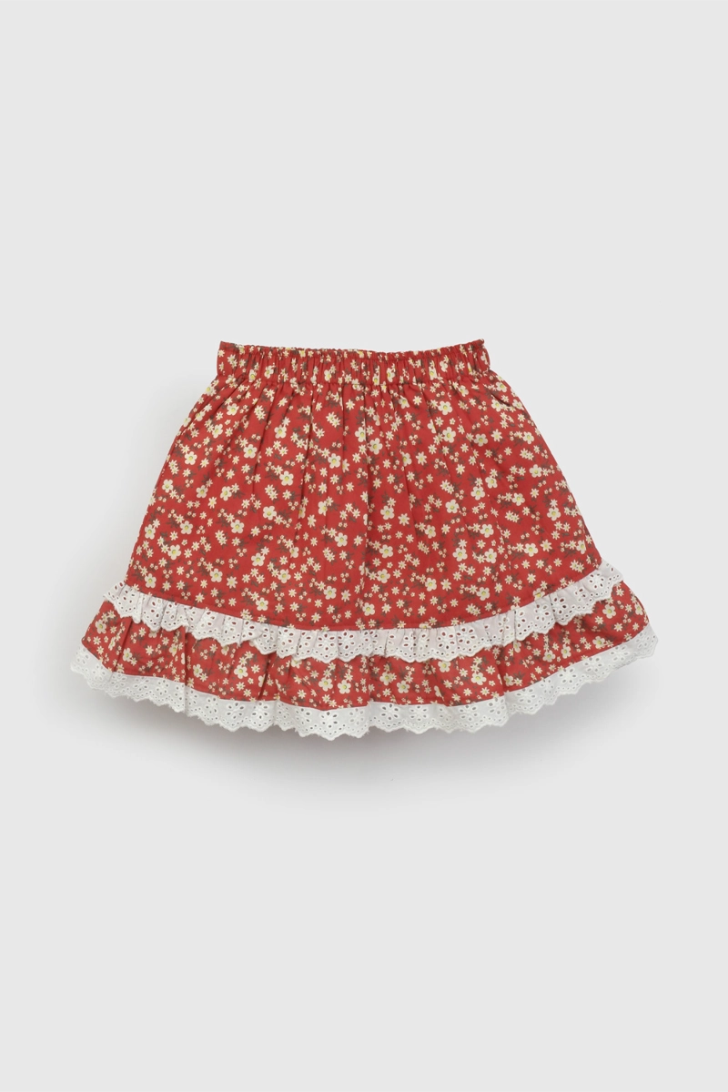 FALDA NIÑA 57620 ROJO COLLOKY - 2