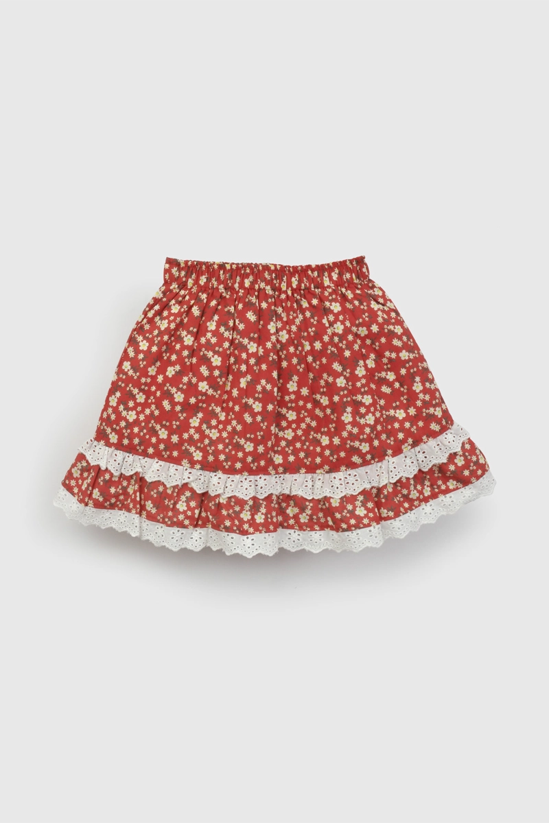 FALDA NIÑA 57620 ROJO COLLOKY - 2