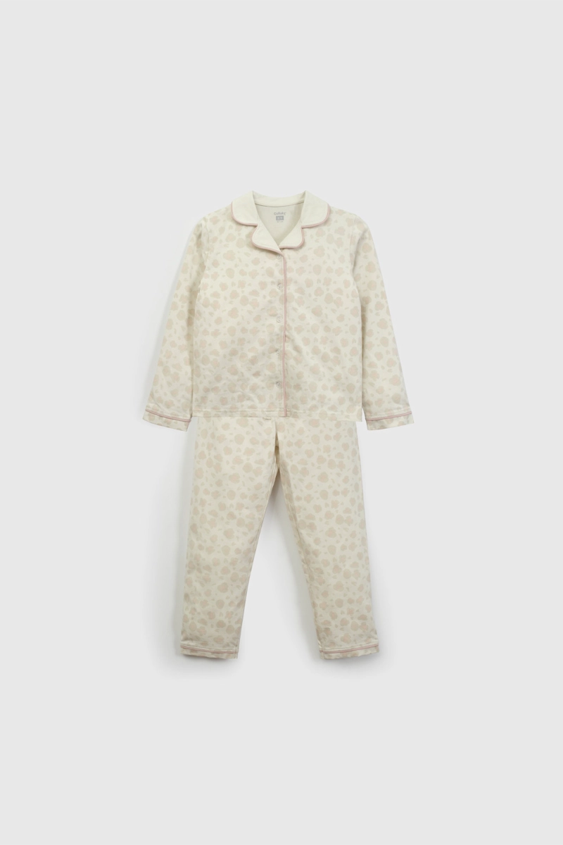 PIJAMA NIÑA 57590 BEIGE COLLOKY - 1