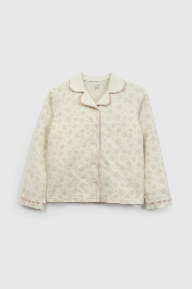 PIJAMA NIÑA 57590 BEIGE COLLOKY - 2