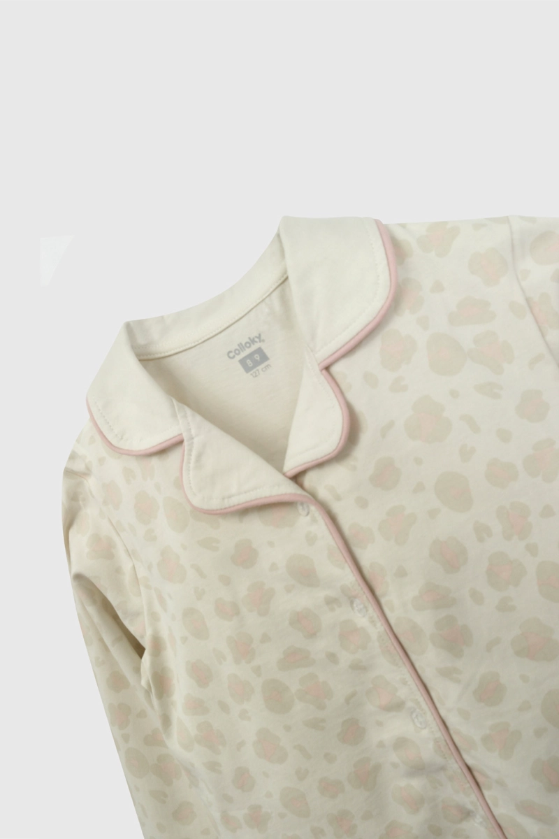 PIJAMA NIÑA 57590 BEIGE COLLOKY - 4