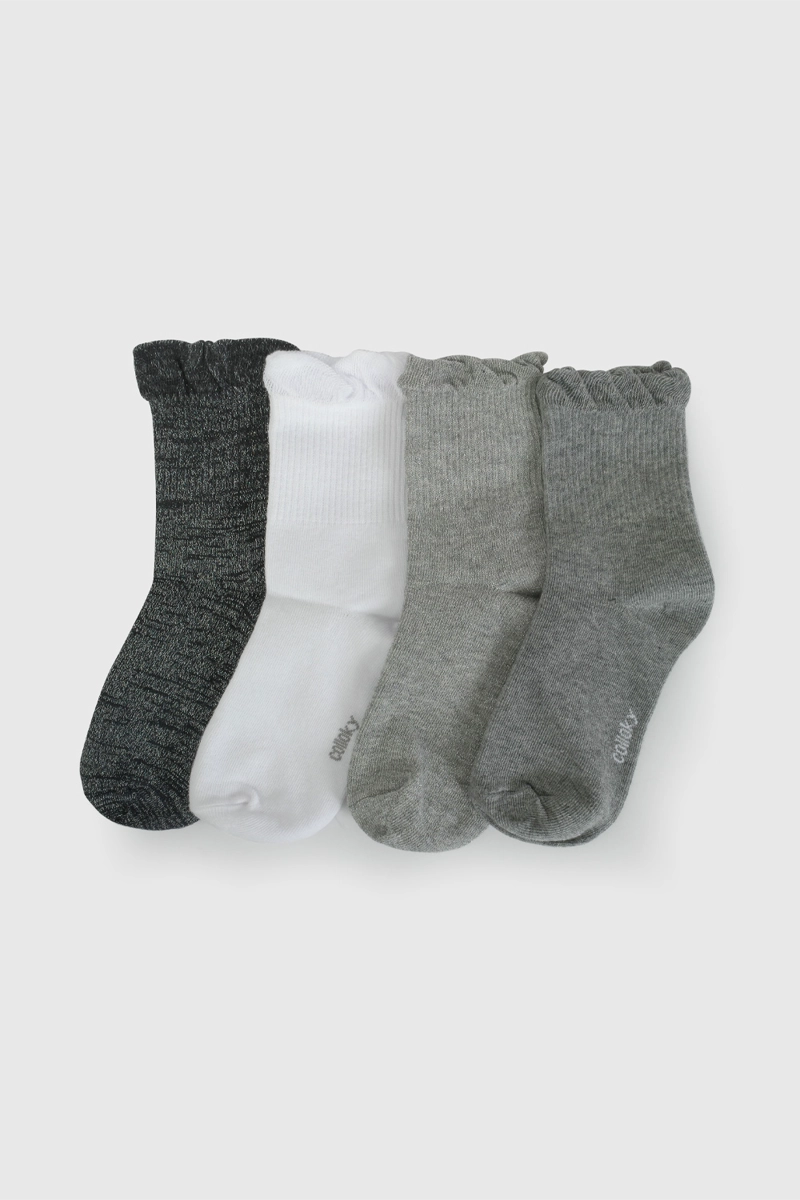 CALCETIN NIÑA 57116 GRIS COLLOKY - 1