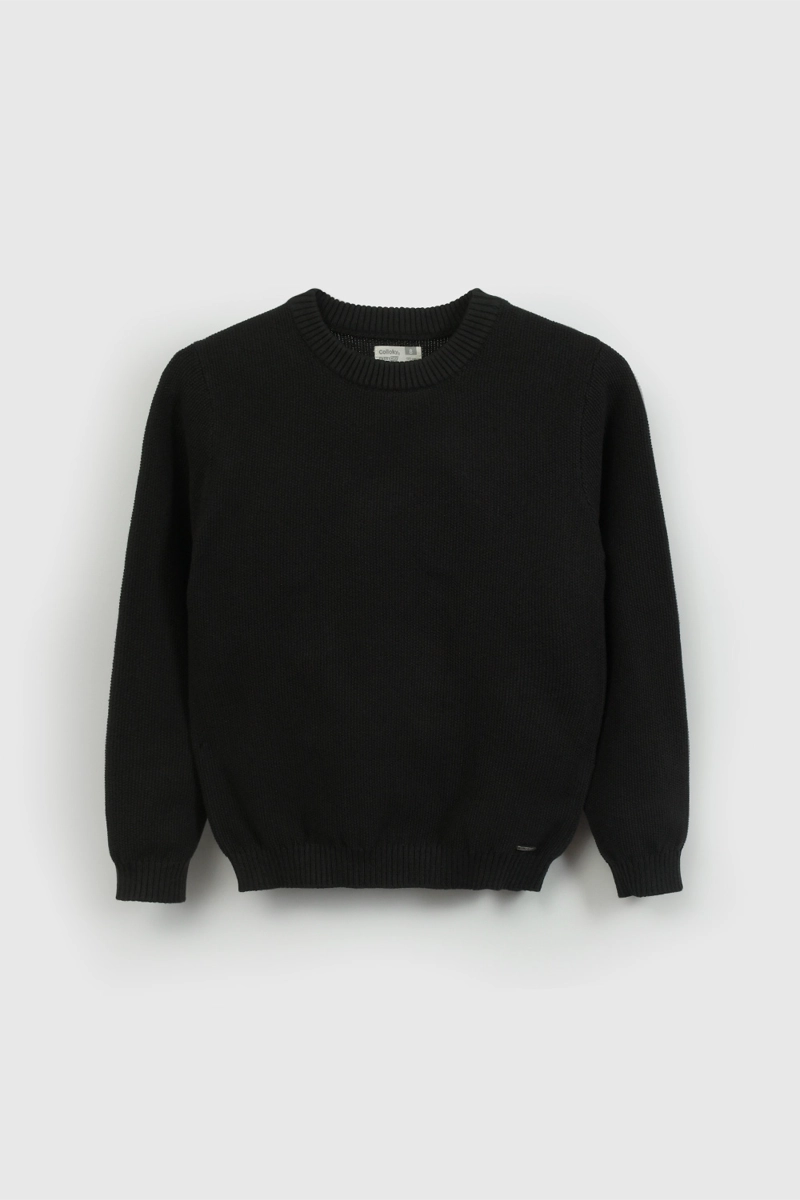 SWEATER NIÑO 57363 NEGRO COLLOKY - 1