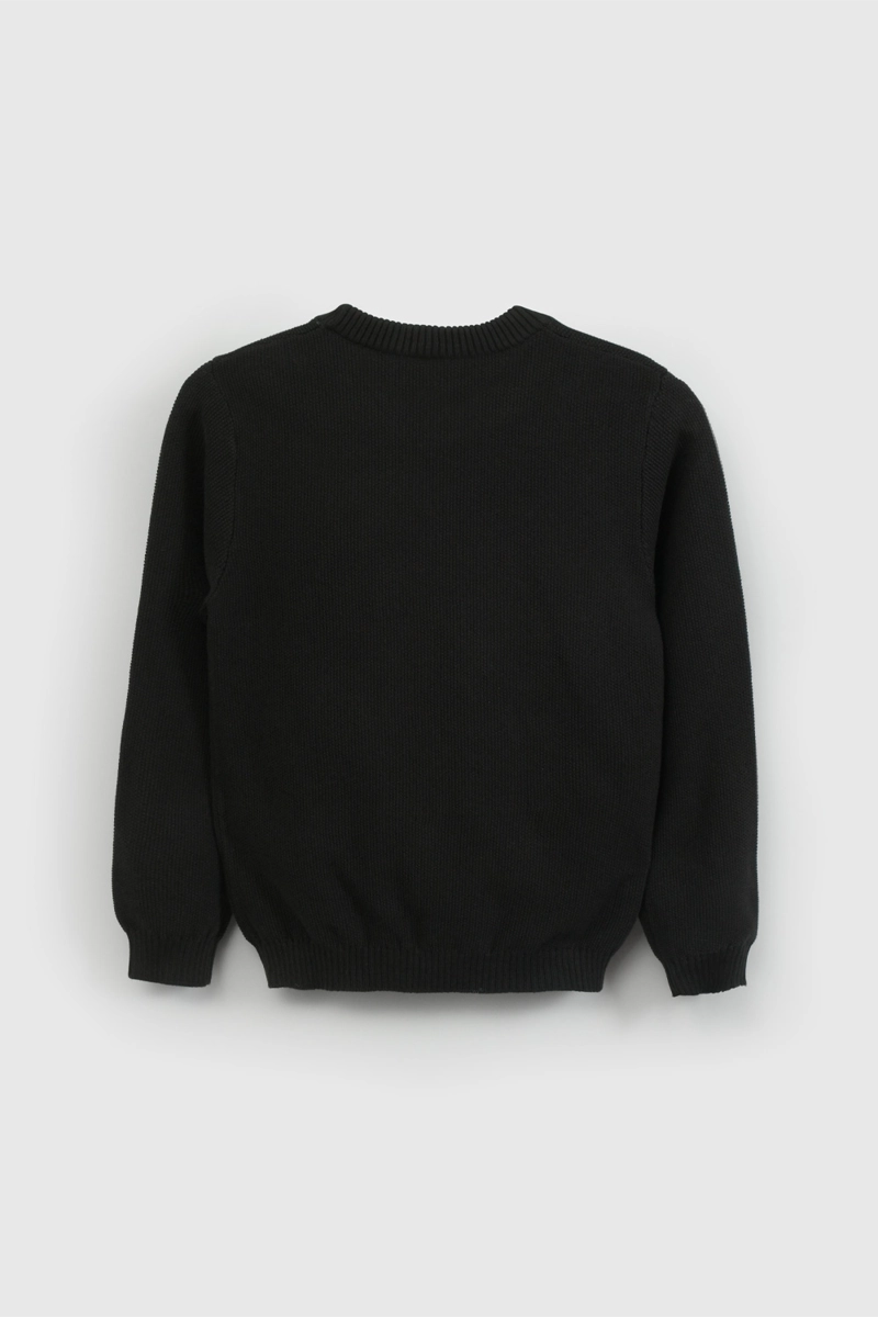 SWEATER NIÑO 57363 NEGRO COLLOKY - 2