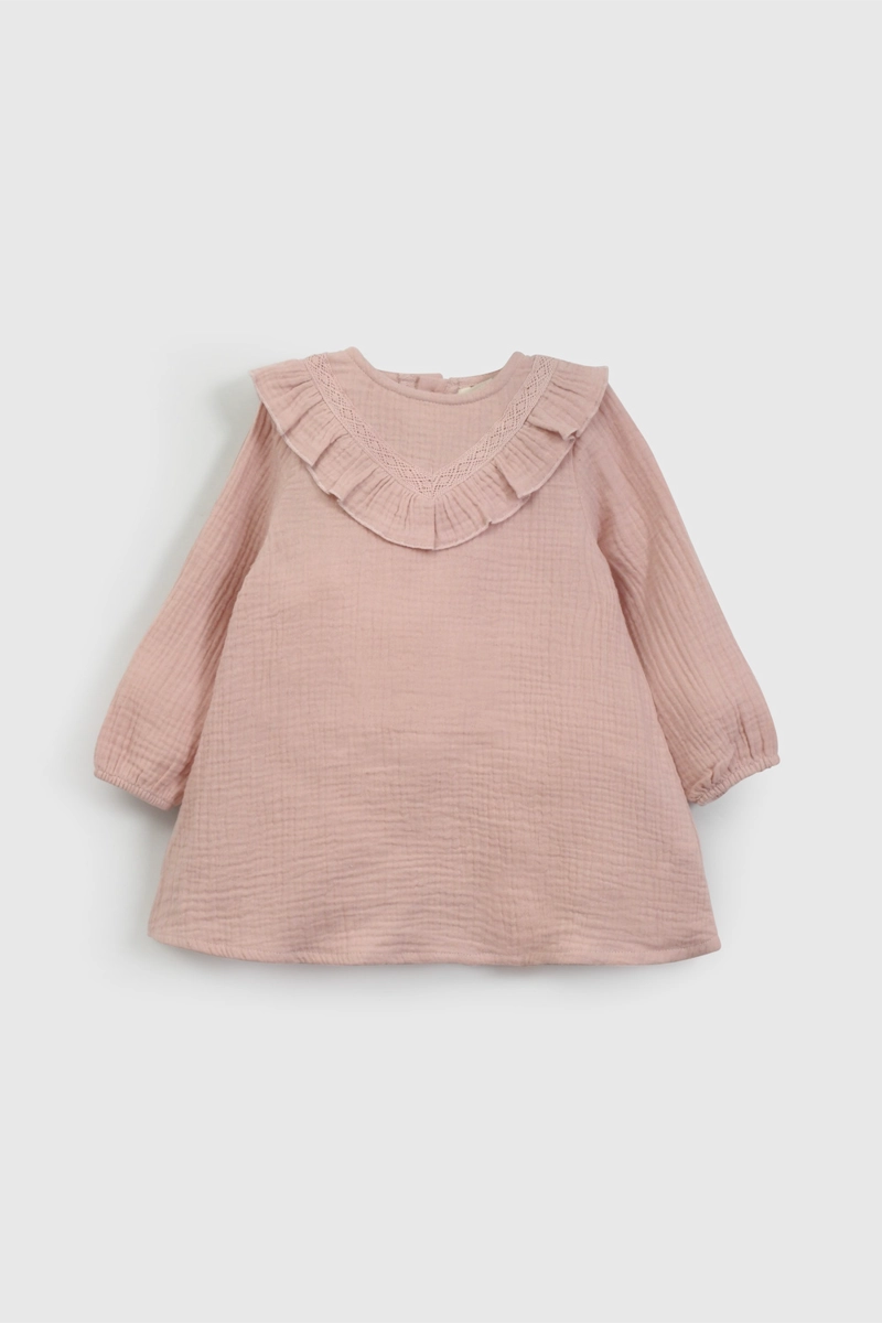 VESTIDO NIÑA 57668 ROSADO COLLOKY - 1