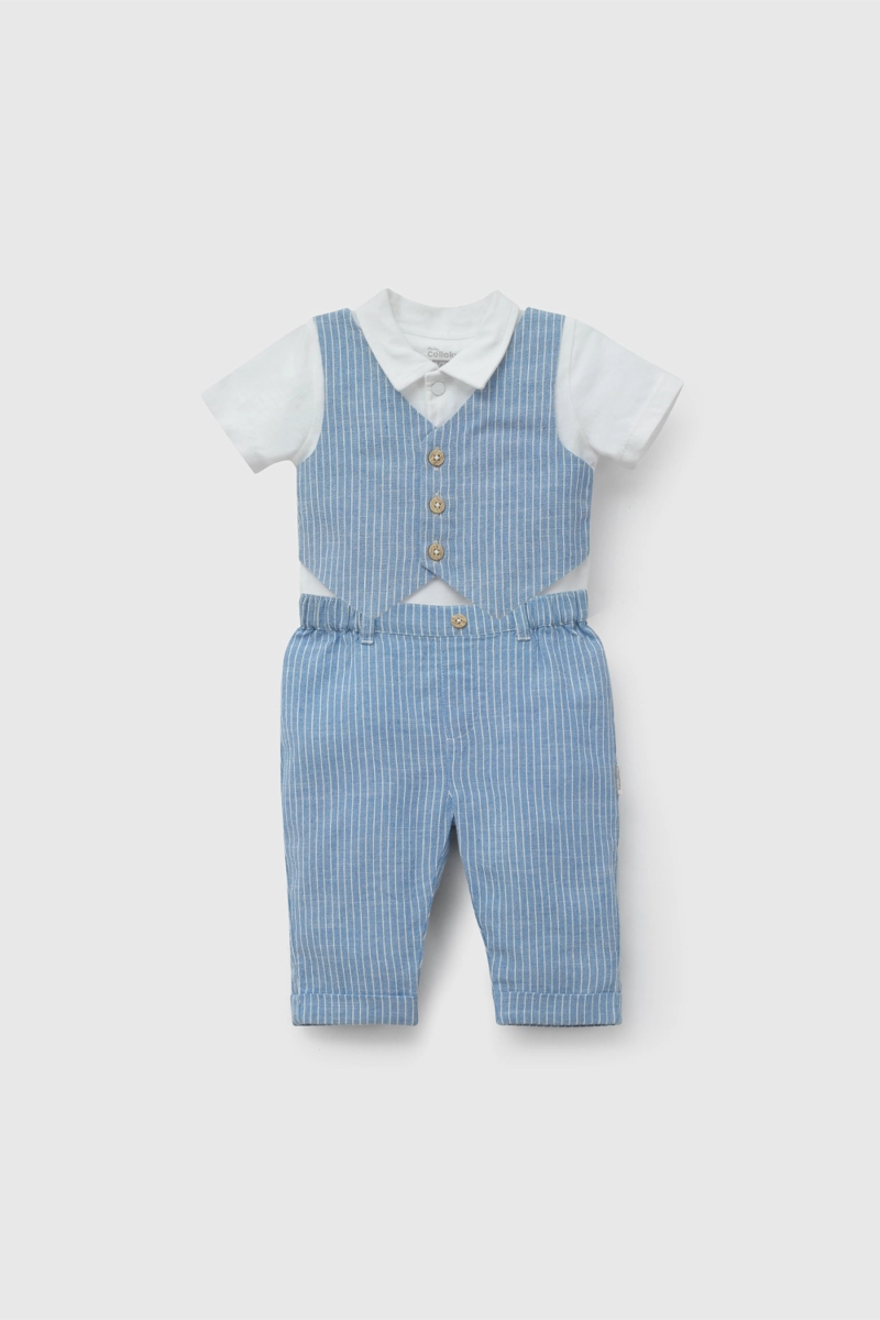 CONJUNTO NIÑO 58144 CELESTE COLLOKY - 1