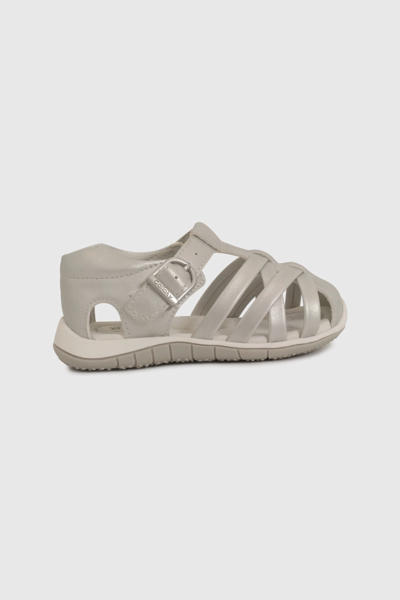 SANDALIA NIÑA 58061 PLATEADO COLLOKY - 2