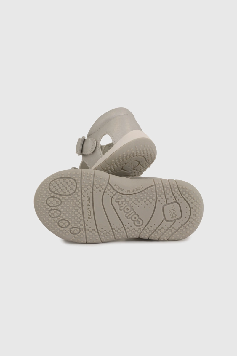 SANDALIA NIÑA 58061 PLATEADO COLLOKY - 3