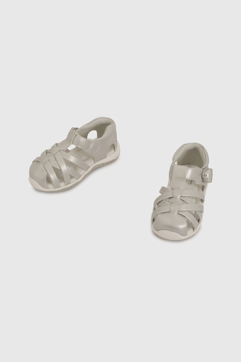 SANDALIA NIÑA 58061 PLATEADO COLLOKY - 4