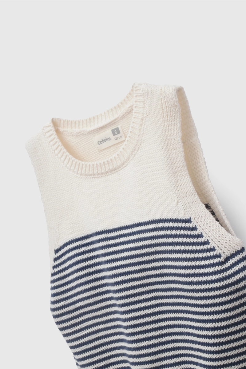 SWEATER NIÑA 58243 AZUL COLLOKY - 4