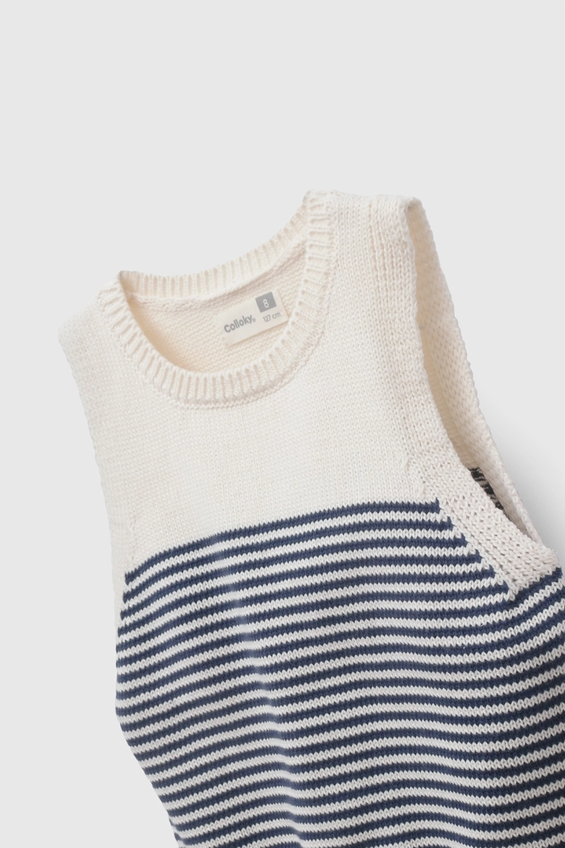 SWEATER NIÑA 58243 AZUL COLLOKY - 4