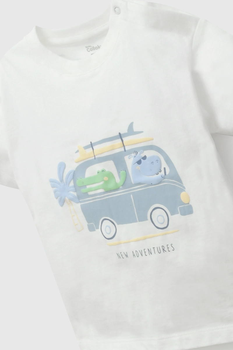 POLERA NIÑO 58015 BLANCO COLLOKY - 3