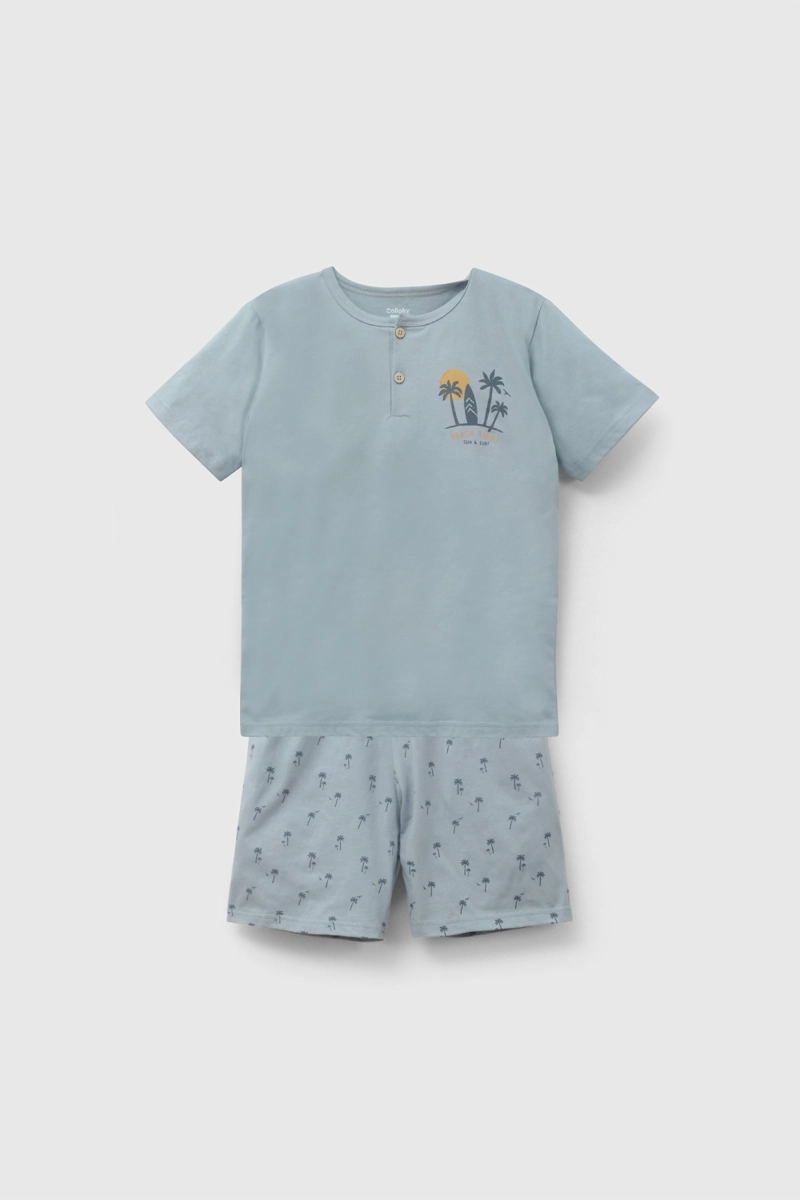 PIJAMA NIÑO 58102 CELESTE COLLOKY - 1