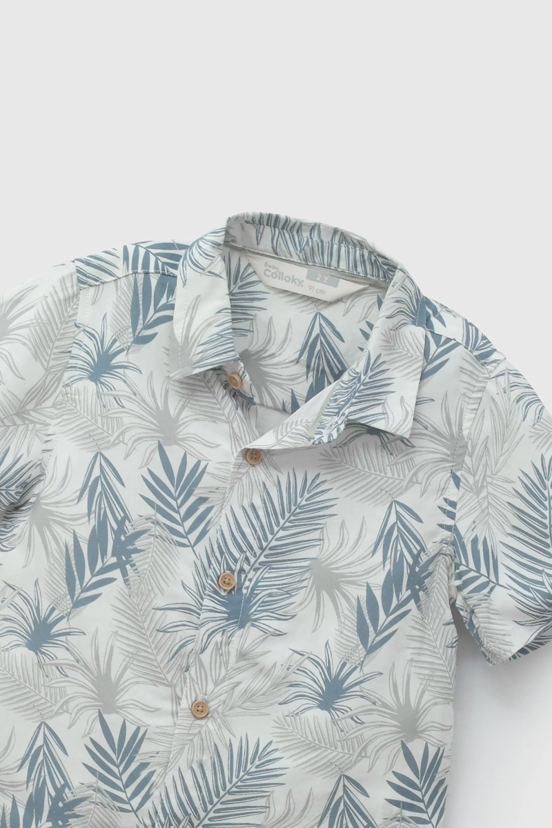 CAMISA NIÑO 58137 VERDE COLLOKY - 3