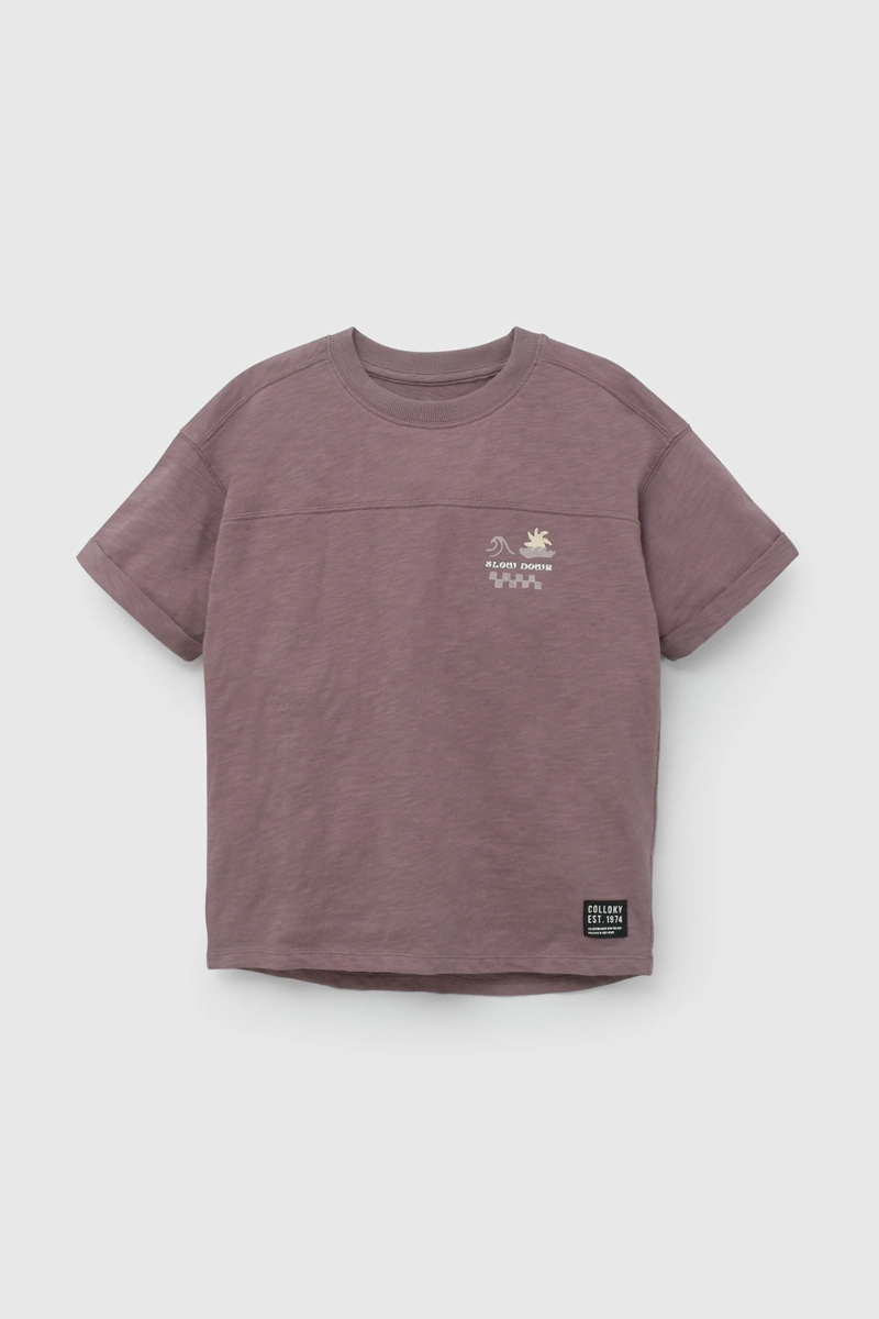 POLERA NIÑO 58020 MORADO COLLOKY - 1