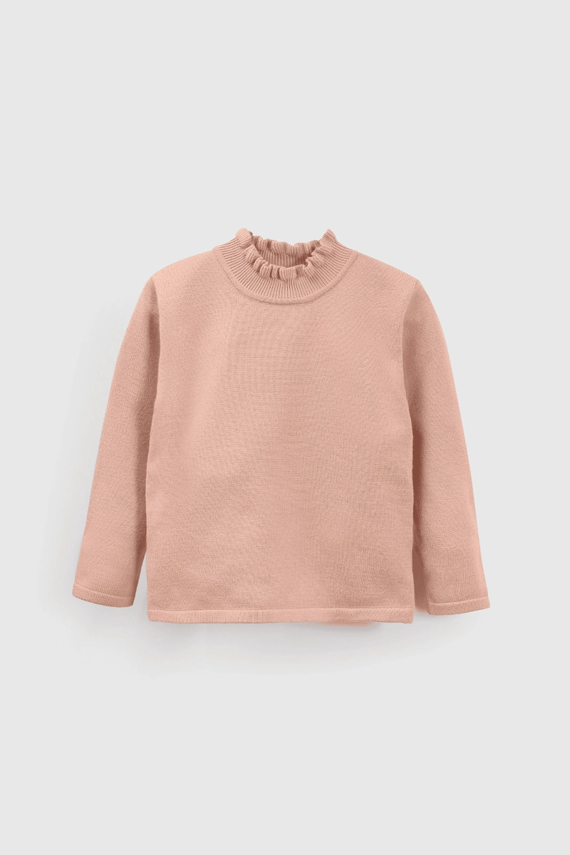 SWEATER NIÑA 56452 ROSADO COLLOKY - 1