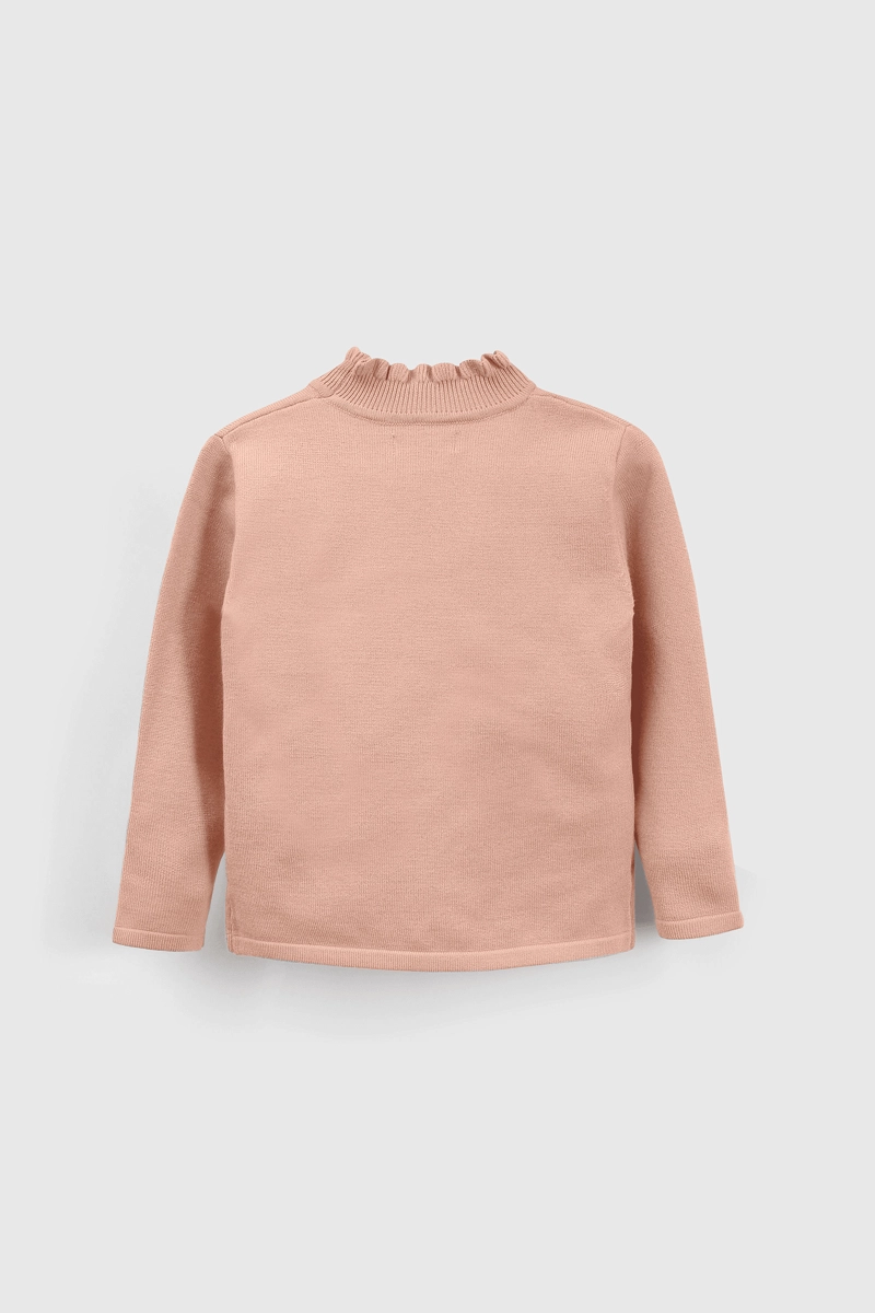 SWEATER NIÑA 56452 ROSADO COLLOKY - 2