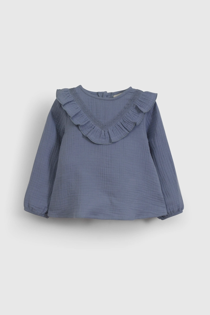 BLUSA NIÑA 57226 CELESTE COLLOKY - 1