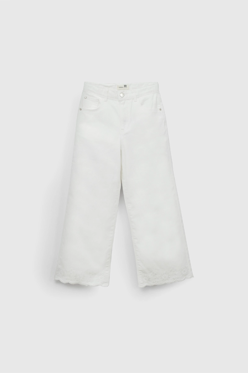 PANTALON NIÑA 58000 BLANCO COLLOKY - 1