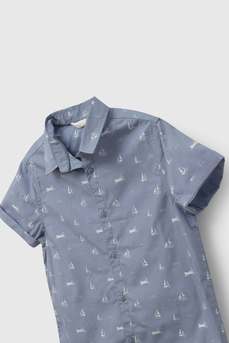 CAMISA NIÑO 58135 CELESTE COLLOKY - 4