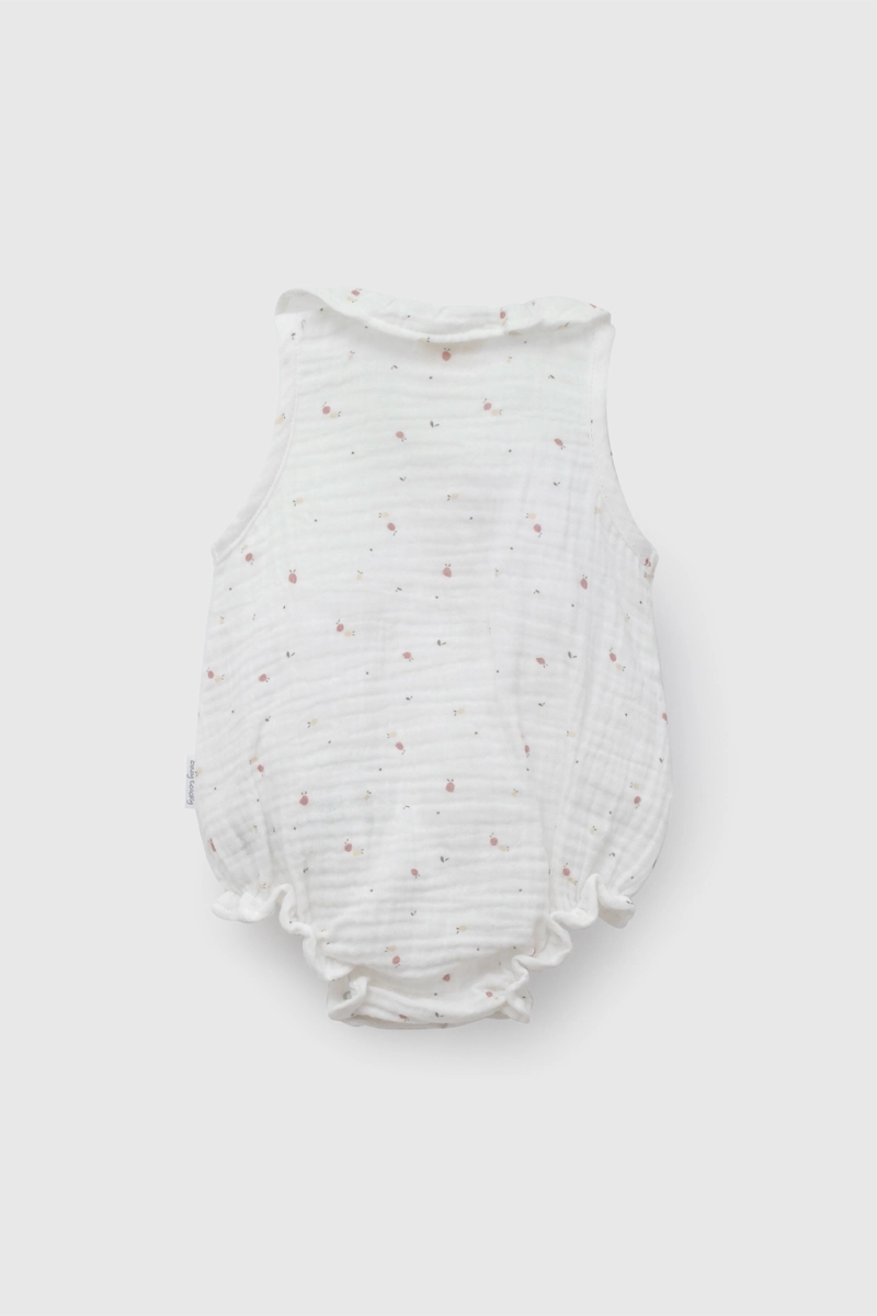 BODY BLANCO FRUTAS DE BEBE  DE NEW BORN TALLA 0/3 M A 09/12M - 2
