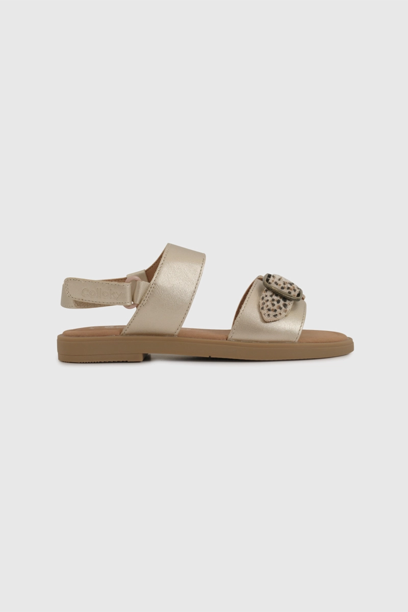 SANDALIA NIÑA 58076 DORADO COLLOKY - 2